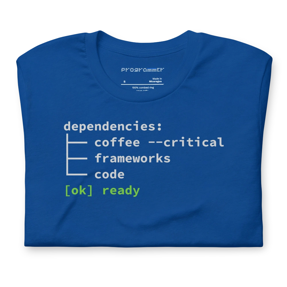 Picture of Coffee Critical Dependency Shirt