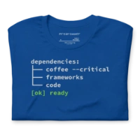Picture of Coffee Critical Dependency Shirt