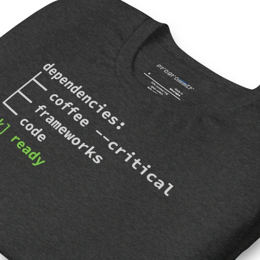 Picture of Coffee Critical Dependency Shirt