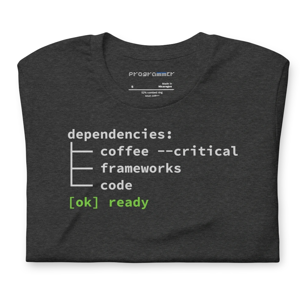 Picture of Coffee Critical Dependency Shirt