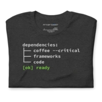 Picture of Coffee Critical Dependency Shirt