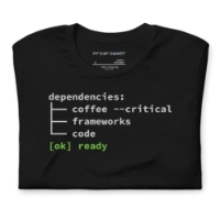 Picture of Coffee Critical Dependency Shirt