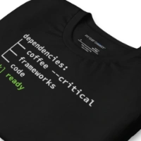 Picture of Coffee Critical Dependency Shirt