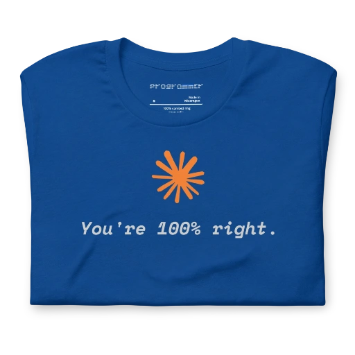 Picture of You're 100% Right Shirt