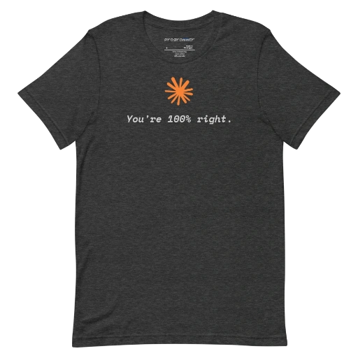 Picture of You're 100% Right Shirt