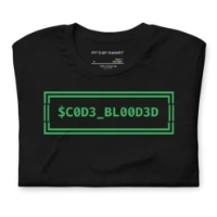 Picture of Code Blooded ASCII Terminal T-Shirt Shirt