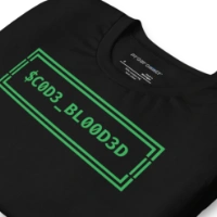 Picture of Code Blooded ASCII Terminal T-Shirt Shirt