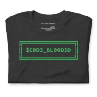 Picture of Code Blooded ASCII Terminal T-Shirt Shirt