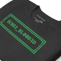 Picture of Code Blooded ASCII Terminal T-Shirt Shirt
