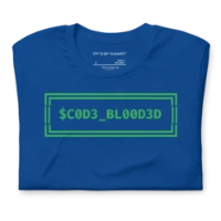 Picture of Code Blooded ASCII Terminal T-Shirt Shirt