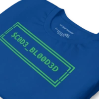 Picture of Code Blooded ASCII Terminal T-Shirt Shirt
